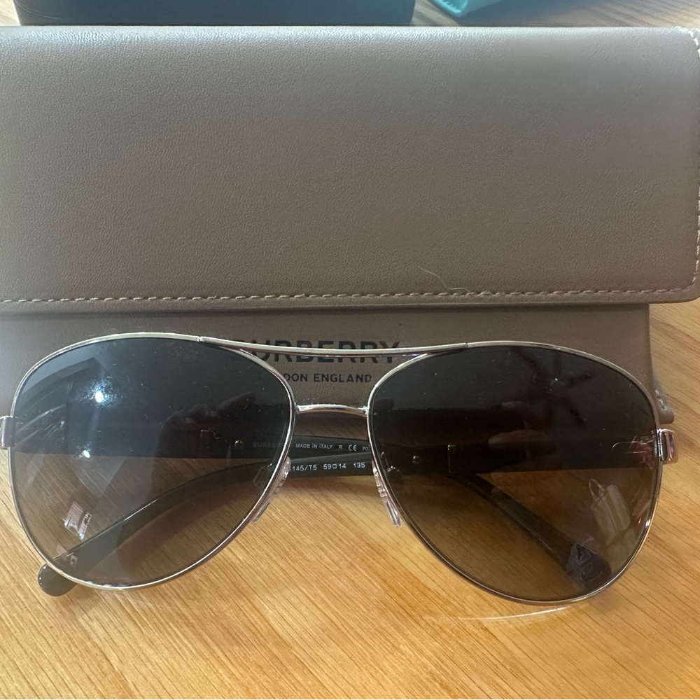 Burberry Black Polarized Sunglasses